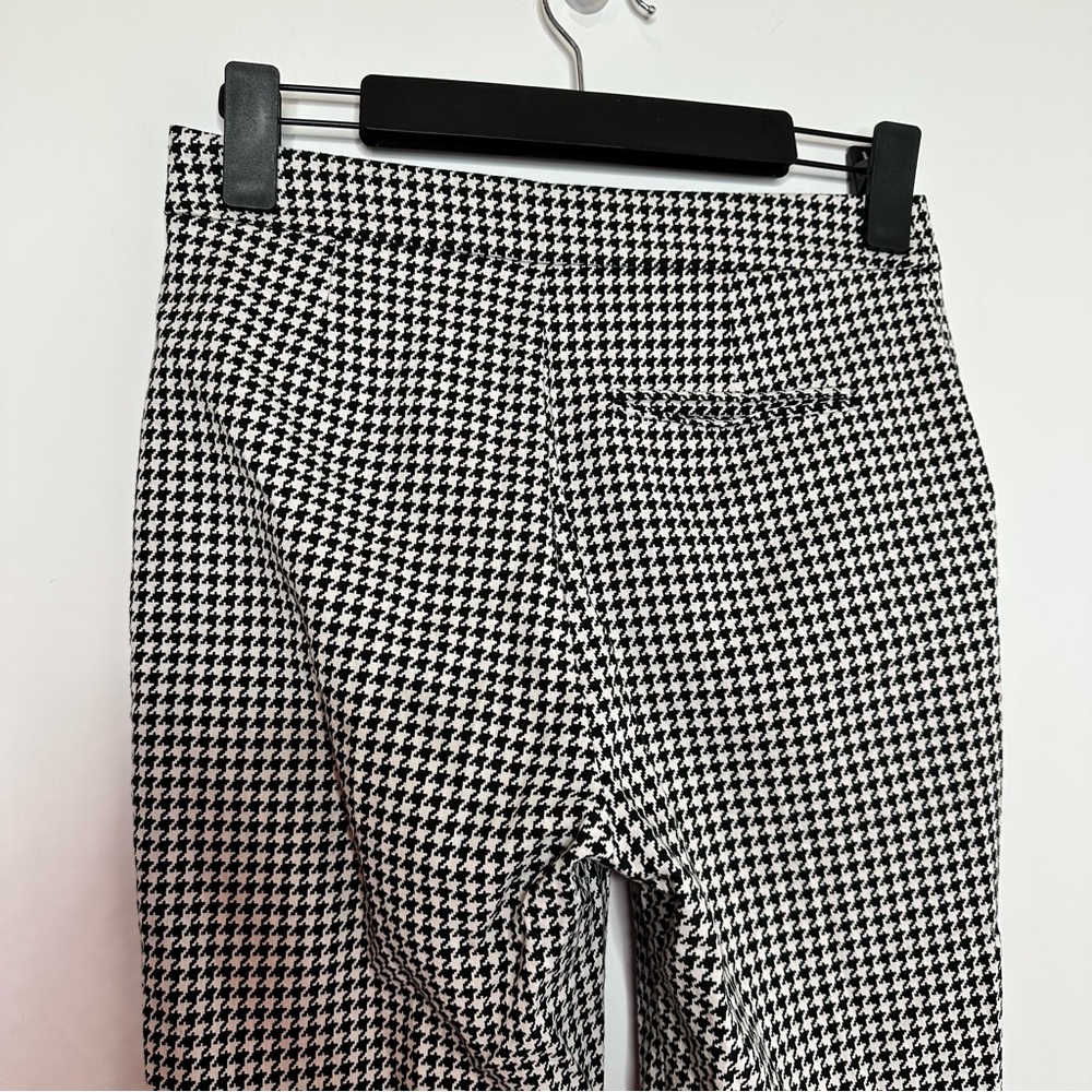 Sezane Clara Houndstooth Trousers in Ecru Black - Picture 9 of 14